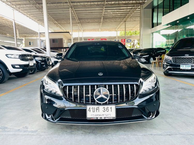 Mercedes-Benz C-Class 2022 C220 Sedan ดีเซล ไม่ติดแก๊ส เกียร์อัตโนมัติ ดำ รูปที่ 2