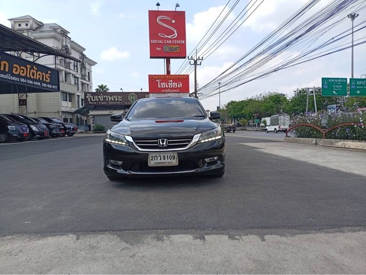 Honda Accord 2014 2.0 EL i-VTEC Sedan เบนซิน ไม่ติดแก๊ส เกียร์อัตโนมัติ ดำ รูปที่ 3
