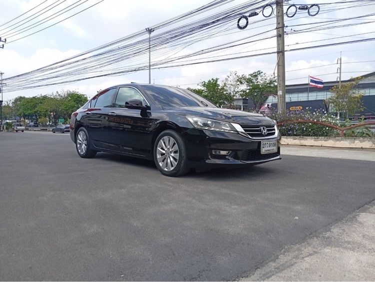 Honda Accord 2014 2.0 EL i-VTEC Sedan เบนซิน ไม่ติดแก๊ส เกียร์อัตโนมัติ ดำ