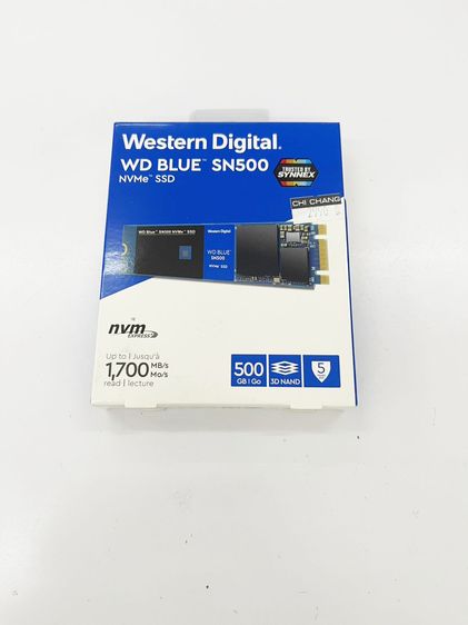 ที่เก็บข้อมูลและเมมโมรี่การ์ด SSD M.2 Western digital WD blue sn500 มือ 1 ค้างสต็อก  ราคาถูกใจ