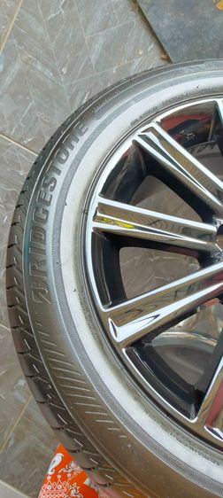 แม็กโตโยต้า ขอบ17 สีอบpowder coat พร้อมยางบริสโตน 215 55 17 ปี23 ไร้รอยไม่ดุ้งไม่คดไม่แตก ใส่ camry innova รูปที่ 7