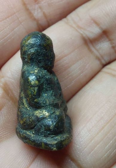 รูปหล่อ หลวงพ่อเงินบาวคลาน พิมพ์นิยม แห้งเก่า เนื้อจัด  รูปที่ 2