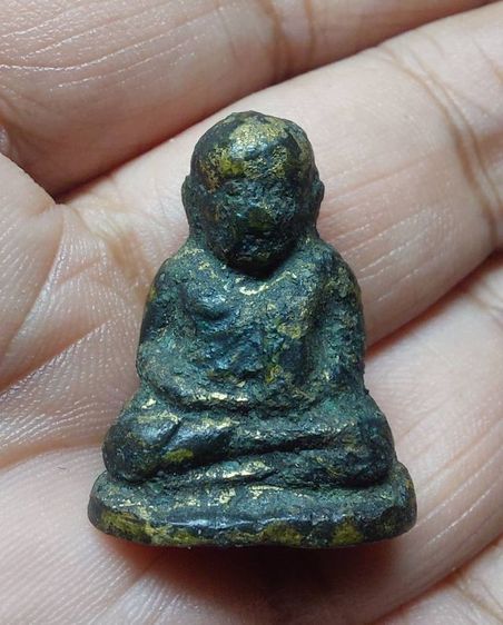 รูปหล่อ หลวงพ่อเงินบาวคลาน พิมพ์นิยม แห้งเก่า เนื้อจัด  รูปที่ 5