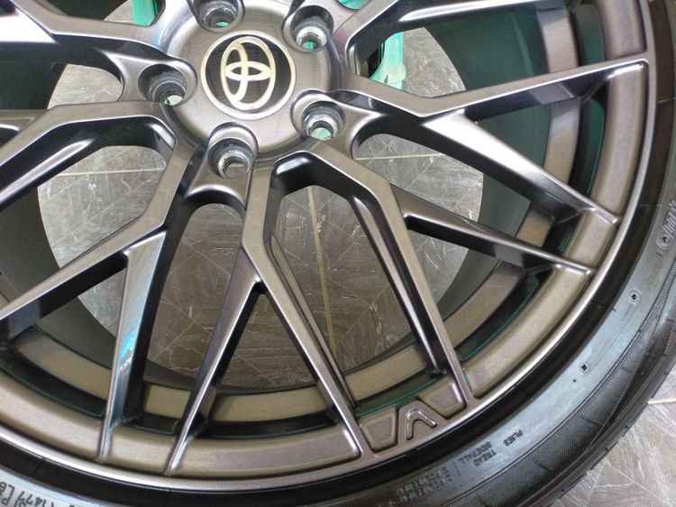 แม็กขอบ18 สีอบpowder coat พร้อมยางดันลอป 235 45 18 ปี24 ใส่ camry innova ได้ทุกรุ่น รูปที่ 7