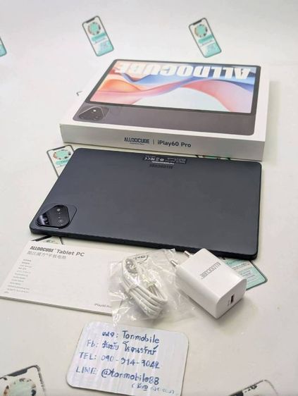ยี่ห้ออื่นๆ 128 GB ขาย เทิร์น Alldocube iPlay 60 Pro Ram 6 Rom 128 ศูนย์ไทย สภาพใหม่เอี่ยม อุปกรณ์ครบยกกล่อง ประกันยาว 10 เดือน เพียง 3,790 บาท เท่านั้น ครับ 