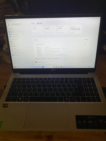 Aspire series ใช่ 16 กิกะไบต์ วินโดว์ USB Acer Aspire AL15-42P