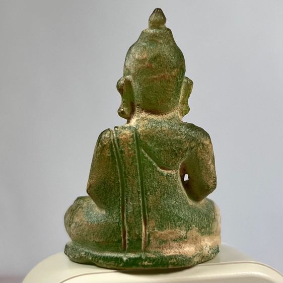 พระแก้วกรุฮอด เนื้อหินจุยเจียสีเขียว หน้าตัก 1 นิ้ว รูปที่ 2