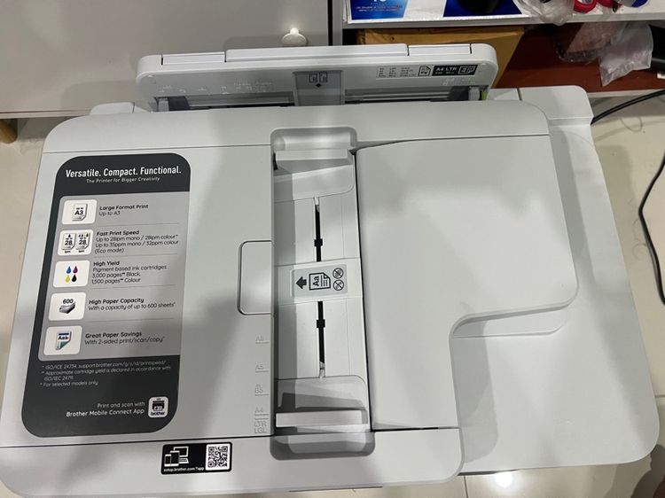 ปริ้นเตอร์ Brother MFC-J2740DW อิงค์เจ๊ท wifi ขนาด A3  a4 มือสองสภาพมือ 1 รูปที่ 2