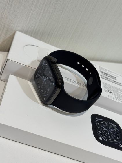 Apple Watch Series 11 ไทเทเนียมGPS Cellular 46mm Slate Titanium with Black Sport Band  ML  รูปที่ 3