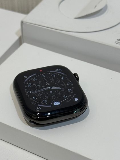 Apple Watch Series 11 ไทเทเนียมGPS Cellular 46mm Slate Titanium with Black Sport Band  ML  รูปที่ 2