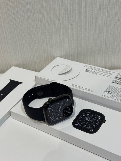 Apple Watch Series 11 ไทเทเนียมGPS Cellular 46mm Slate Titanium with Black Sport Band  ML  รูปที่ 7