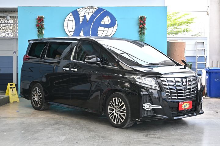 รถ Toyota Alphard 2.5 S C-Package สี ดำ