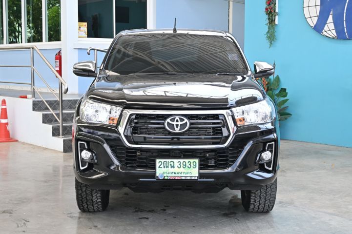 Toyota Hilux Revo 2019 2.4 J Plus Prerunner Pickup ดีเซล เกียร์ธรรมดา ดำ รูปที่ 2