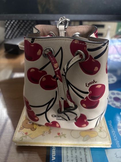 กระเป๋าคล้องมือ coachแท้ มือสองสภาพดีมาก รูปที่ 2