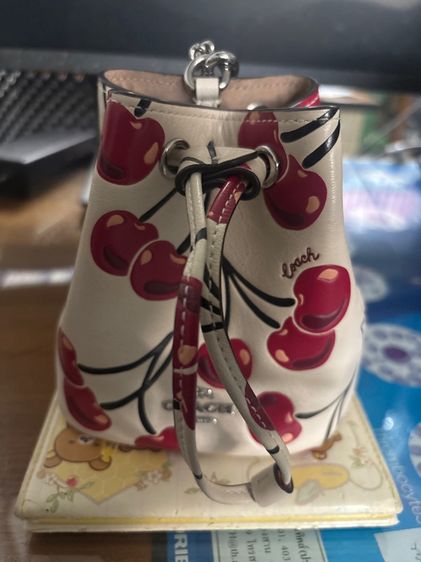 กระเป๋าคล้องมือ coachแท้ มือสองสภาพดีมาก