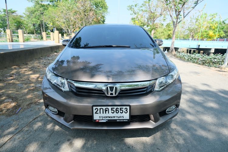 Honda Civic 2013 1.8 E i-VTEC Sedan เบนซิน ไม่ติดแก๊ส เกียร์อัตโนมัติ น้ำตาล รูปที่ 2