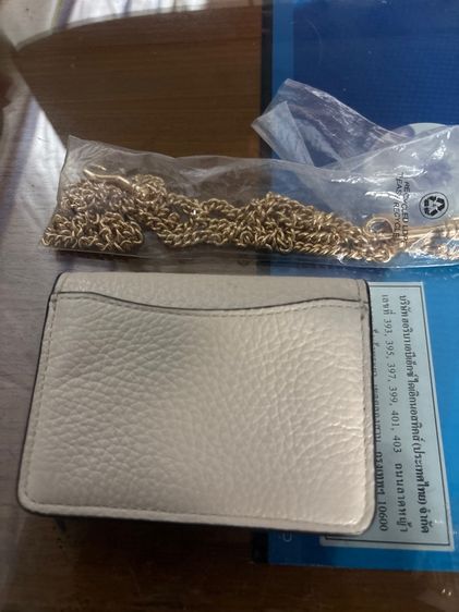 กระเป๋าใส่บัตร coach แท้ ใส่เงินได้ มีสายโซ่สะพายไหล่ ถอดสายได้ รูปที่ 3