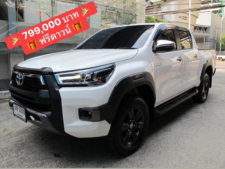 Toyota Hilux Revo 2025 Double Cab 2.4 Entry Prerunner Pickup ดีเซล ไม่ติดแก๊ส เกียร์อัตโนมัติ ขาว
