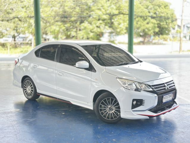 Mitsubishi Attrage 2020 1.2 GLX Sedan เบนซิน ไม่ติดแก๊ส เกียร์อัตโนมัติ ขาว รูปที่ 4