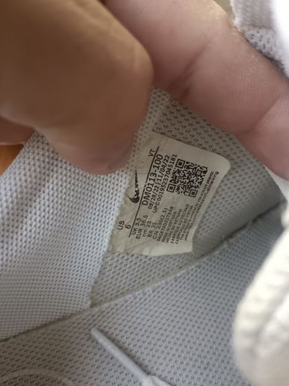 รองเท้าNike Court Vision Alta ขาวล้วน แท้ครับ ไซด์36.5  รูปที่ 6