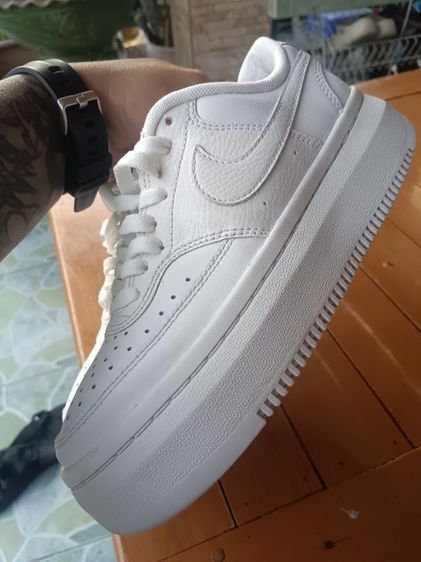 รองเท้าNike Court Vision Alta ขาวล้วน แท้ครับ ไซด์36.5  รูปที่ 14