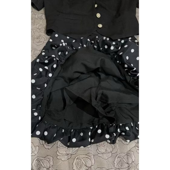 ชุดset2ชิ้น size s ของใหม่ ซับในกางเกง เสื้อกระดุมหน้า maria dimond รูปที่ 3