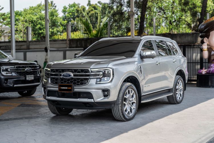 Ford Everest 2024 2.0 Titanium Plus 4WD Utility-car ดีเซล เกียร์อัตโนมัติ เทา