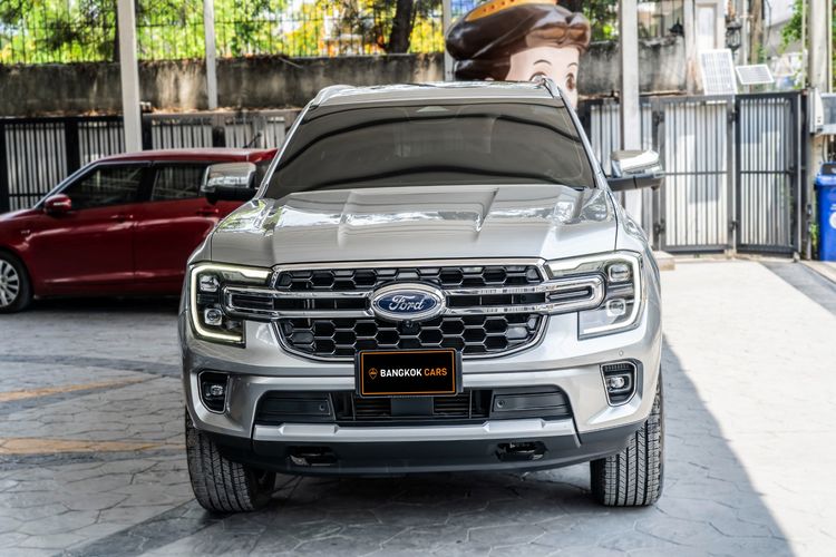 Ford Everest 2024 2.0 Titanium Plus 4WD Utility-car ดีเซล เกียร์อัตโนมัติ เทา รูปที่ 3
