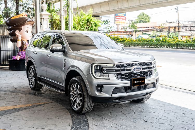 Ford Everest 2024 2.0 Titanium Plus 4WD Utility-car ดีเซล เกียร์อัตโนมัติ เทา รูปที่ 4