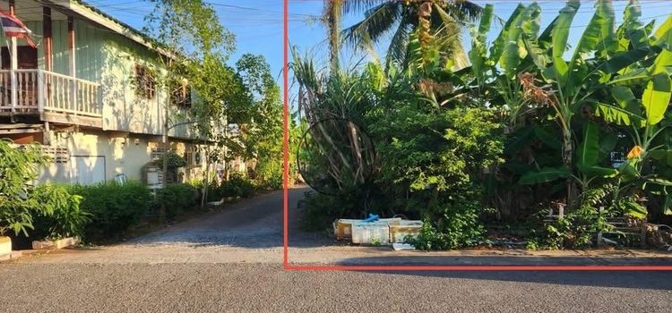 ที่ดิน หัวมุม 55.2 ตารางวา โฉนดครุฑแดง