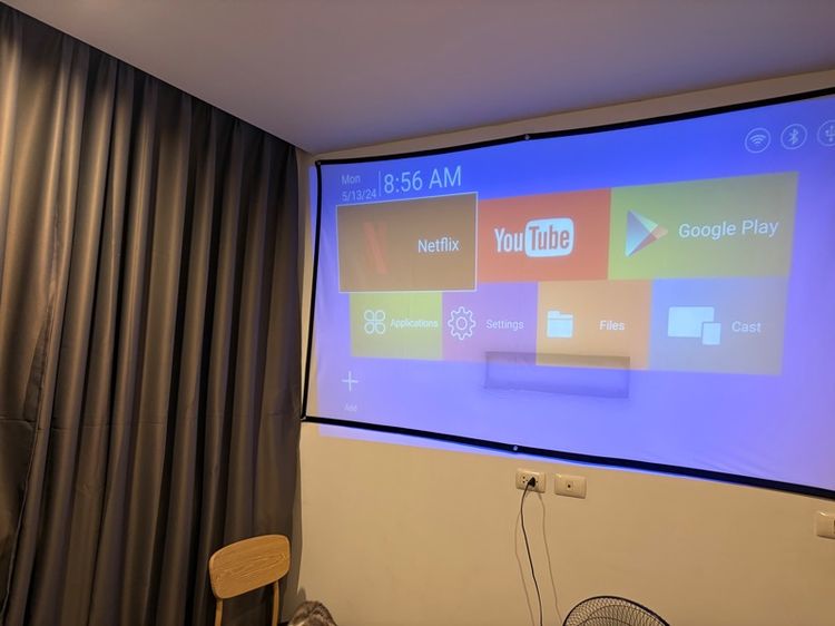 โปรเจคเตอร์ 4k ภาพชัดมือ2 เครื่องใช้เอง รูปที่ 8