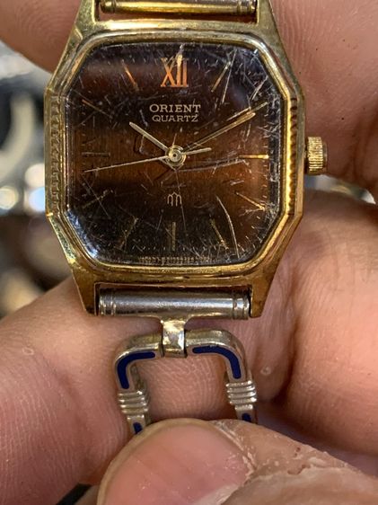 นาฬิกาวินเทจ Orient Quartz (เลดี้) ทรงแปดเหลี่ยม