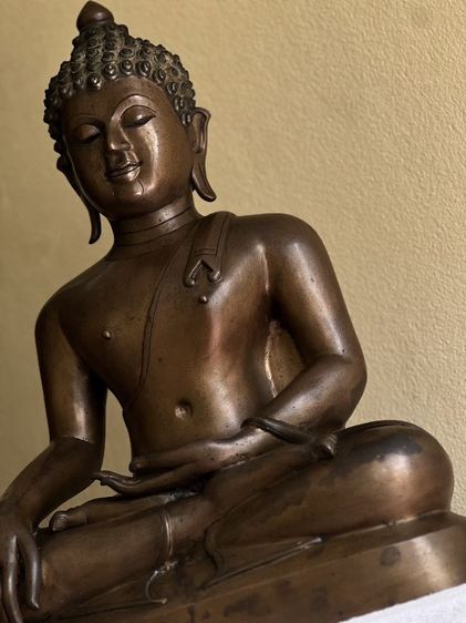 พระบูชาเชียงแสนสิงห์หนึ่ง เนื้อสัมฤทธิ์ พระเก่าถึงยุค หน้าตักกว้าง 15 นิ้ว รูปที่ 13