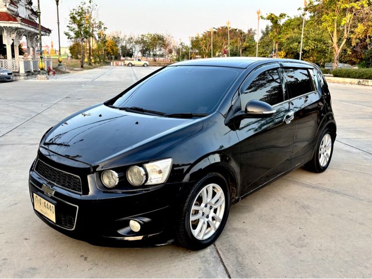 Chevrolet Sonic  2014 1.6 LTZ Sedan เบนซิน ไม่ติดแก๊ส เกียร์อัตโนมัติ ดำ รูปที่ 2