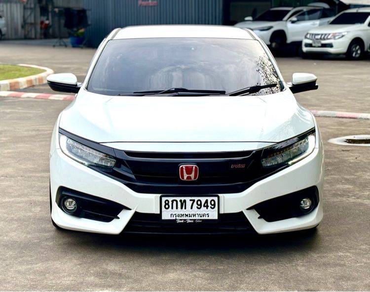 Honda Civic 2019 1.5 Turbo RS Sedan เบนซิน ไม่ติดแก๊ส เกียร์อัตโนมัติ ขาว รูปที่ 2