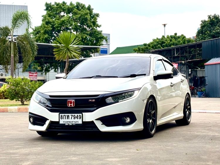 Honda Civic 2019 1.5 Turbo RS Sedan เบนซิน ไม่ติดแก๊ส เกียร์อัตโนมัติ ขาว รูปที่ 3