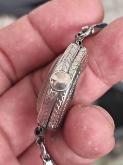 นาฬิกา Vintage 18K G.F. White Gold หูกระทะ ระบบไขลาน หายากสุดๆครับ แค่วัสดุก็คุ้มแล้วครับ รูปที่ 10