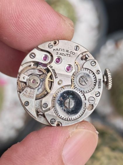 นาฬิกา Vintage 18K G.F. White Gold หูกระทะ ระบบไขลาน หายากสุดๆครับ แค่วัสดุก็คุ้มแล้วครับ รูปที่ 17