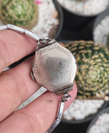 นาฬิกา Vintage 18K G.F. White Gold หูกระทะ ระบบไขลาน หายากสุดๆครับ แค่วัสดุก็คุ้มแล้วครับ รูปที่ 13