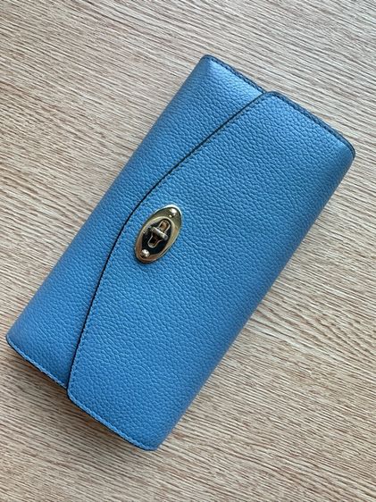หญิง ฟ้า หนังแท้ อื่นๆ ของแท้ Mulberry รุ่น Darley Wallet)