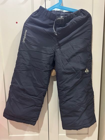 ชาย เทา อื่นๆ อื่นๆ กางเกงสำหรับเด็ก สูง 100 ซม Montbell กันลม กันหิมะ เล่นสกี มือสอง