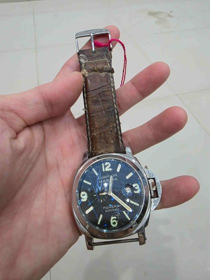 นาฬิกา ยี่ห้อ PANERAI สวยหายาก เก่าเก็บ ขายตามสภาพ สายข้างเดียว พร้อมส่งครับ