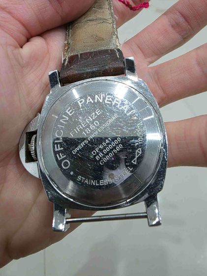 นาฬิกา ยี่ห้อ PANERAI สวยหายาก เก่าเก็บ ขายตามสภาพ สายข้างเดียว พร้อมส่งครับ รูปที่ 4