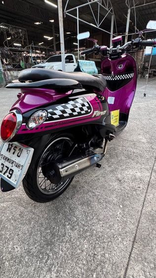 YAMAHA Fino 115 คาร์บูออโต้สตาร์ทมือ  ทำสีภายนอกใหม่ชุดสีของแท้ มีสถานที่ให้ทดลองขับขี่ก่อนซื้อ รูปที่ 9
