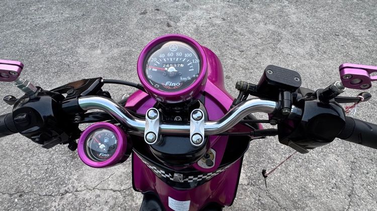 YAMAHA Fino 115 คาร์บูออโต้สตาร์ทมือ  ทำสีภายนอกใหม่ชุดสีของแท้ มีสถานที่ให้ทดลองขับขี่ก่อนซื้อ รูปที่ 3