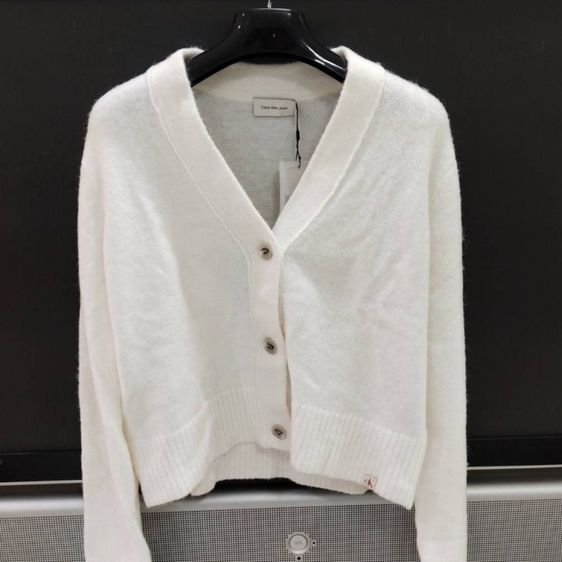 แขนยาว ขาว M สเวตเชิ้ต Calvin Klein เสื้อSWEATER CK