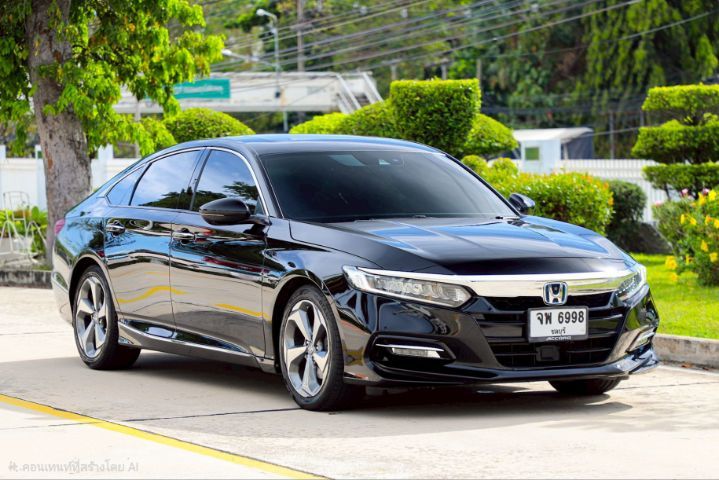 Honda Accord 2023 2.0 e:HEV Tech Sedan ไฮบริด ไม่ติดแก๊ส เกียร์อัตโนมัติ ดำ