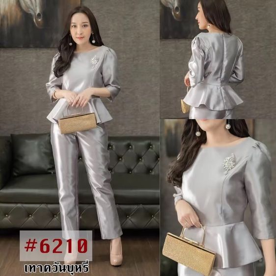 ชุดเซ็ท 2 ชิ้น ผ้าไหมญี่ปุ่น มือ 1 ป้ายห้อย งาน Sukunya ขนาด 3XL