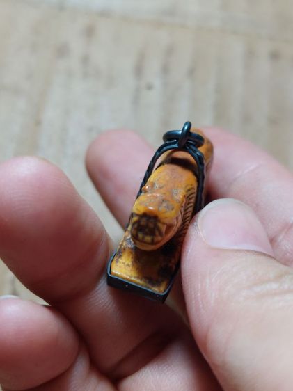 เครื่องรางอาจารย์เฮงไพรวัลย์กระเช้าเงินแท้ตัวใหญ่ รูปที่ 3