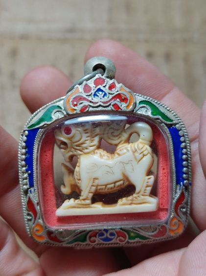 เครื่องรางสิงห์ทรงเครื่องหลวงพ่อหอมวัดชากหมากระยองพร้อมตลับ รูปที่ 5
